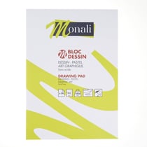 Bloc dessin A3 - 30 feuilles - 160g - Monali