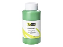Pot de peinture acrylique vert de vessie - Monali - 500 ml