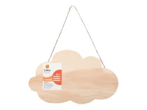 Plaque de porte nuage - 20x12 cm - Créalia
