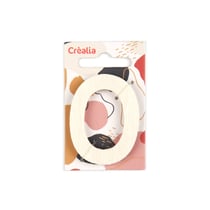 Lettre O majuscule - bois - 5 cm - Créalia