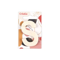 Lettre S majuscule - bois - 5 cm - Créalia