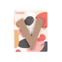 Lettre V majuscule - medium - 8 cm - Créalia