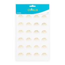 Stickers ronds pluie d’or – Créalia