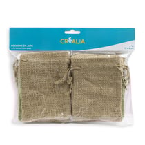Lot de 10 pochons en jute - Créalia