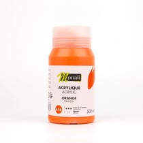 Pot 500 ml de peinture acrylique Monali - Orange