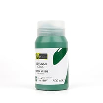 Pot 500 ml de peinture acrylique Monali - Vert de Vessie