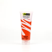 Tube de 120 ml de peinture acrylique Monali - Vermillon