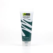 Tube de 120 ml de peinture acrylique Monali - Vert Foncé