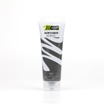Tube de 120 ml de peinture acrylique Monali - Gris