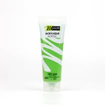 Tube de 120 ml de peinture acrylique Monali - Vert Clair