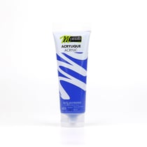 Tube de 120 ml de peinture acrylique Monali - Bleu Outremer