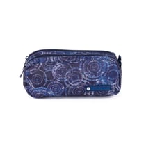 Trousse rectangulaire 2 compartiments Cultura - Bleu - Minimalisme