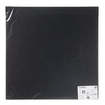 Lot de 5 feuilles – 30 x 30 cm – Noir uni - Créalia