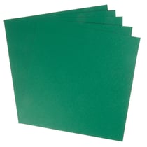 Lot de 5 feuilles – 30 x 30 cm – Vert foncé uni - Créalia