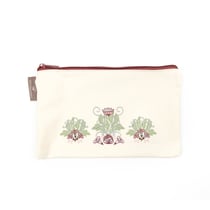 Pochette plate en coton - 24 x 15 cm - Art Nouveau - Cultura