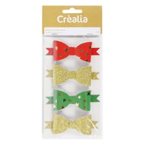 4 Nœuds d'emballage dorés - Créalia - Collection Noël Tradition