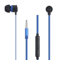 Écouteurs filaires intra-auriculaires - Bleu - Cultura
