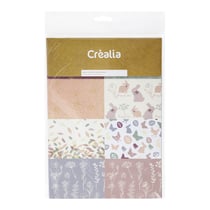 Bloc de feuille A4 motif Pâques 24 feuilles - Créalia 