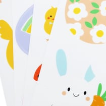 Planches de gommettes thème Pâques pour vitres - Créalia