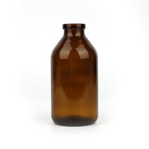 Vase ambre en verre 6,5 x 13,5 cm - Créalia