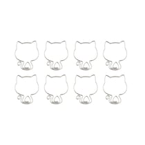 Lot de 12 trombones chat Kawaï - Cultura