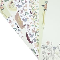 Lot de 7 feuilles décoratives - 30 x 30 cm – Créalia 