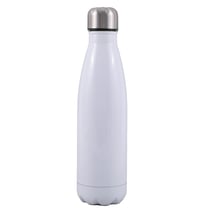 Gourde personnalisable en métal blanc - 500 ML - Créalia