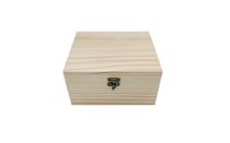 Boîte de rangement en bois - 17,5 x 14,8 x 9,5 cm - 13 compartiments