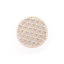 Fleur de vie en bois - Ø10 cm