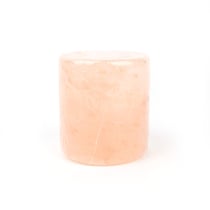 Bougeoir en sel lisse - 8 cm