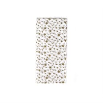 Papier de soie - 75 x 50 cm - Blanc étoiles - 4 feuilles - Créalia