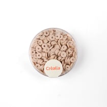 Perles heishi Créalia - Ø 6 mm - Taupe