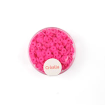 Perles heishi Créalia - Ø 6 mm - Fuchsia