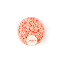 Perles heishi Créalia - Ø 6 mm - Corail