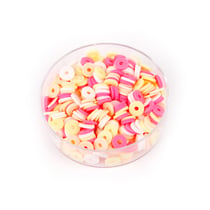 Perles heishi Créalia - Ø 6 mm - Mix Pop Superbloom