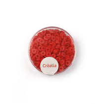 Perles heishi Créalia - Ø 6 mm - Rouge
