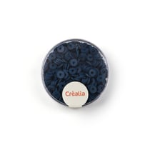 Perles heishi Créalia - Ø 6 mm - Vert foncé