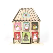 Cadre photo maison - Bois - Créalia enfant