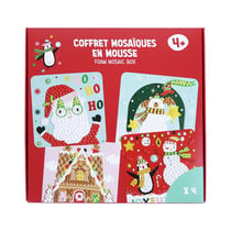 Coffret mosaïques en mousse Créalia - 4 pièces