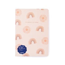 Carnet A5 - 192 pages - arc-en-ciel - Cultura