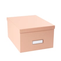 Boîte carton  Rose 22,5 x 29,5 x 15 cm - Cultura