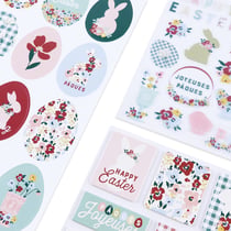 Planches de stickers Pâques x 3 – Collection Pâques – Créalia