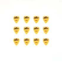 12 médiators nylon - 0,58mm - Jaune - Shiver