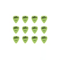 12 médiators nylon - 0,81mm - Vert - Shiver