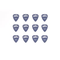 12 médiators nylon - 0,96mm - Bleu - Shiver