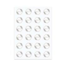Stickers d’emballage merci x 48 – collection mariage « Rustic wedding » – Créalia