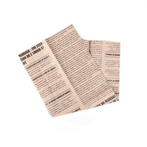 Papier de soie vintage sépia x 4 – 50 x 75 cm – 17 g- collection Mariage « Rustic wedding » – Créalia