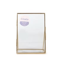 Cadre en verre – 13 x 6 cm – Collection mariage « Rustic wedding » – Créalia
