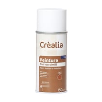 Peinture en spray - Cuir ou simili - Cognac - 150 ml - Créalia