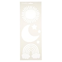 Pochoir les astres des enfants –   15 x 40 cm - Créalia